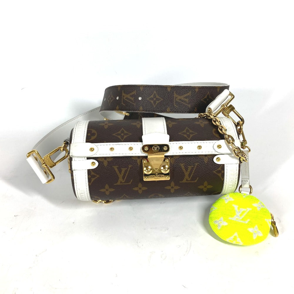LOUIS VUITTON Shoulder Bag Monogram canvas Brown Monogram Papillon Trunk Women