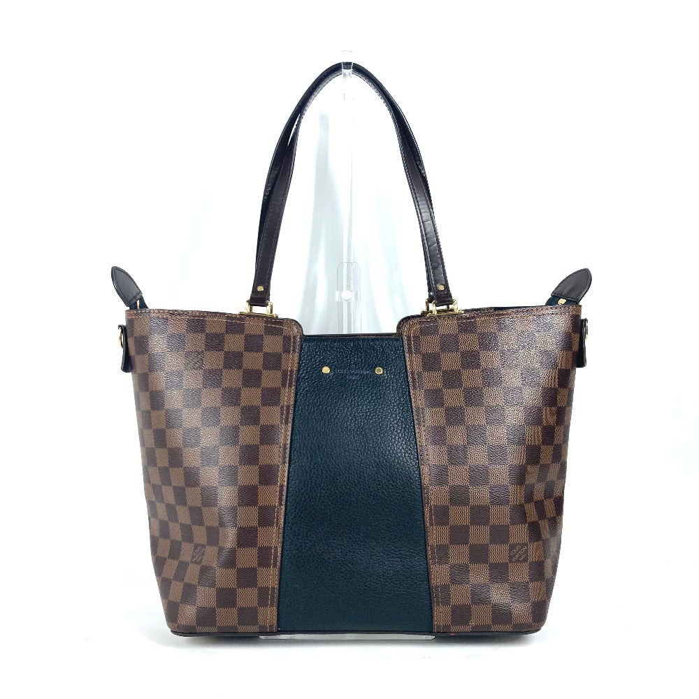 LOUIS VUITTON Shoulder Bag Damier canvas, leather Brown Damier Jersey