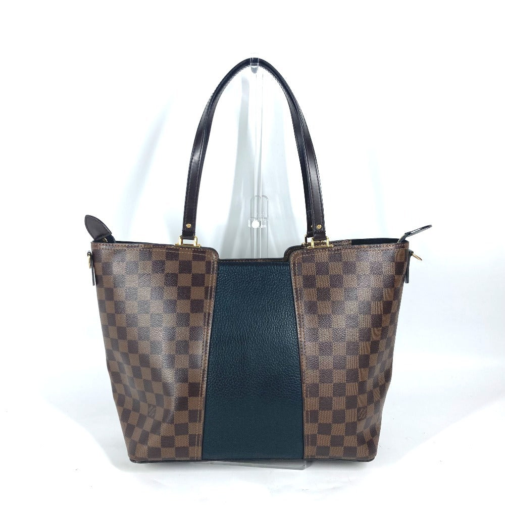 LOUIS VUITTON Shoulder Bag Damier canvas, leather Brown Damier Jersey