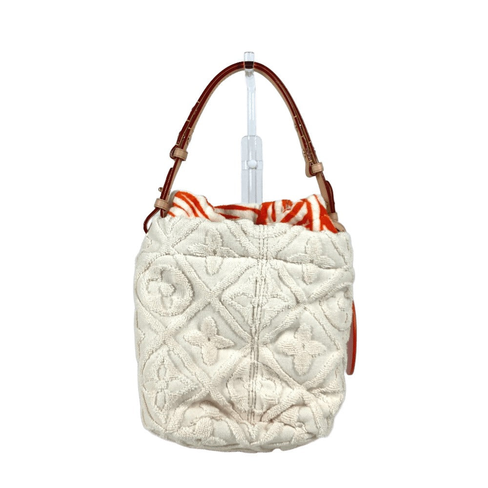 LOUIS VUITTON Shoulder Bag cotton white Monogram Bucket・LV Vacation