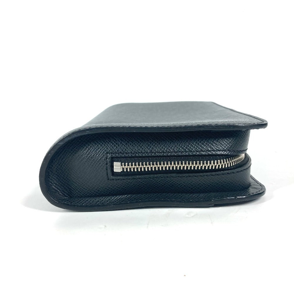 LOUIS VUITTON business bag M30182 Taiga Leather black Taiga Baikal mens