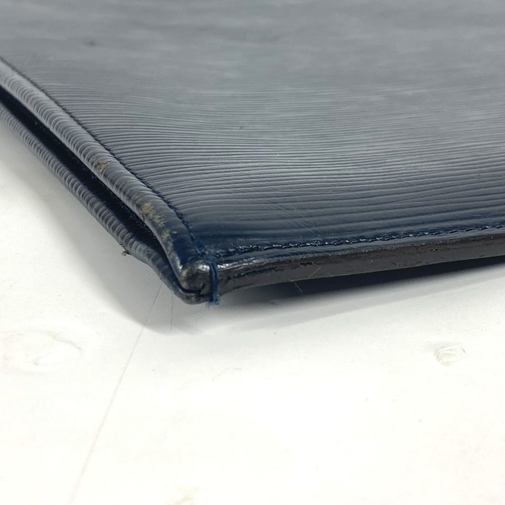 LOUIS VUITTON Clutch bag Epi Leather blue Epi Pochette Jules GM