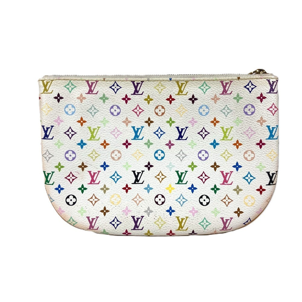 Designer Women's Crossbody Bag | LOUIS VUITTON Pouch Monogram multicolor canvas white Monogram multicolor Pochette GM