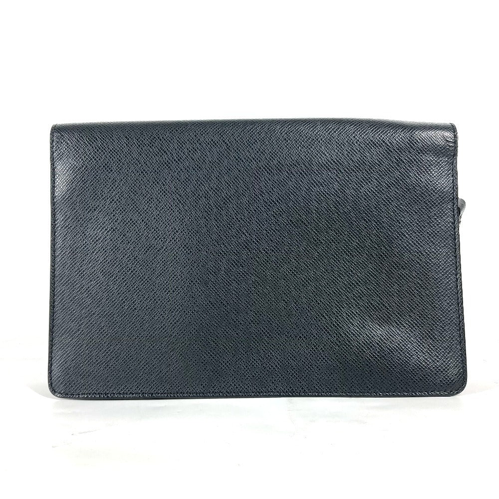 Luxury Women's Handbag | LOUIS VUITTON business bag Taiga Leather black Taiga Belair