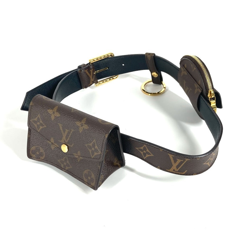 LOUIS VUITTON Waist bag Monogram canvas Brown Monogram Santur Daily Multi Pocket 70