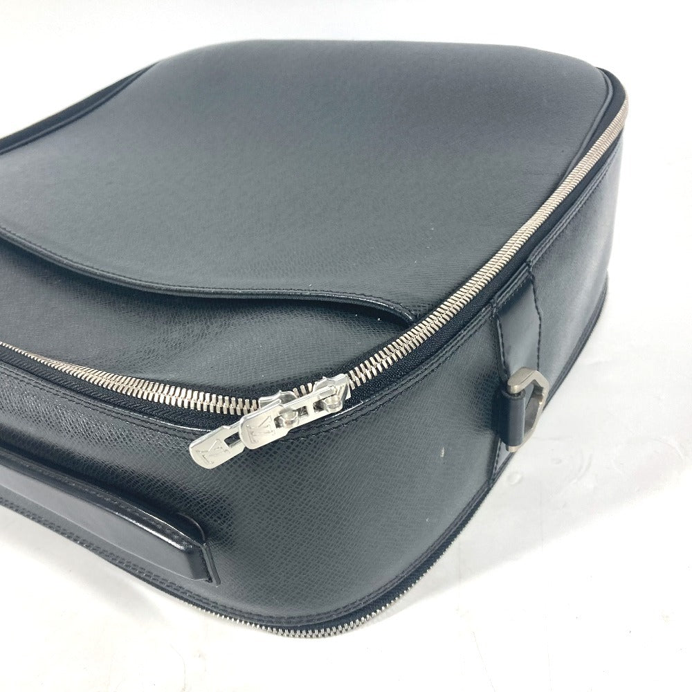 LOUIS VUITTON Business bag Taiga Leather black Taiga Tula Shoulder Bag