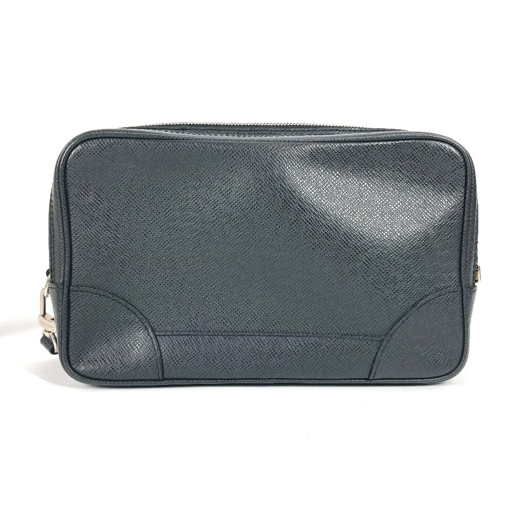 LOUIS VUITTON business bag Taiga Leather black Taiga Pavel