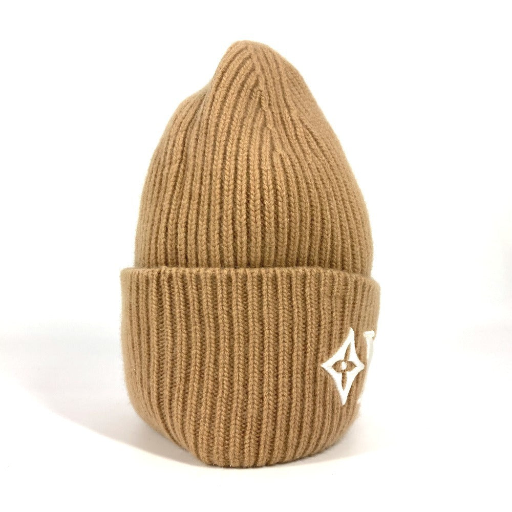 Luxury Women's Handbag | LOUIS VUITTON Knit hat wool beige Bonnet LV Headline