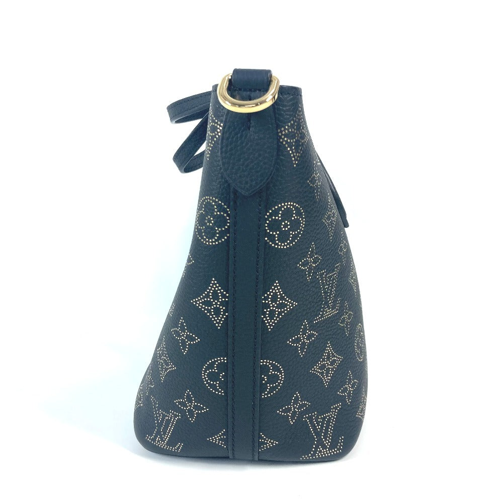 LOUIS VUITTON Shoulder Bag monogram mahina leather black Monogram Mahina Blossom PM Women
