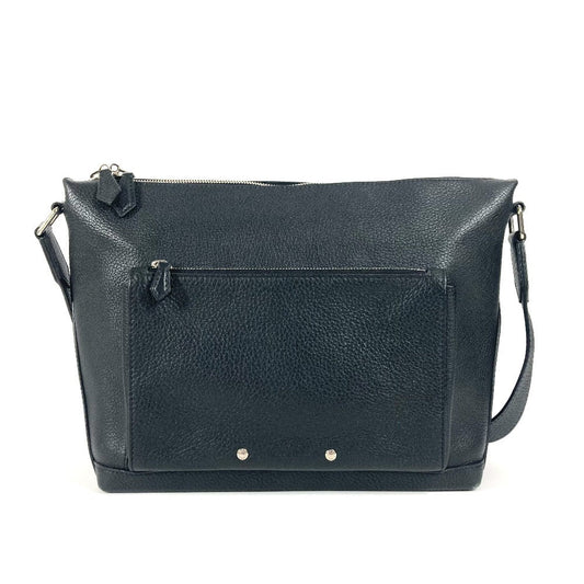 LOUIS VUITTON Shoulder Bag Taurillon Clemence Leather black Armando Messenger PM unisex(Unisex)