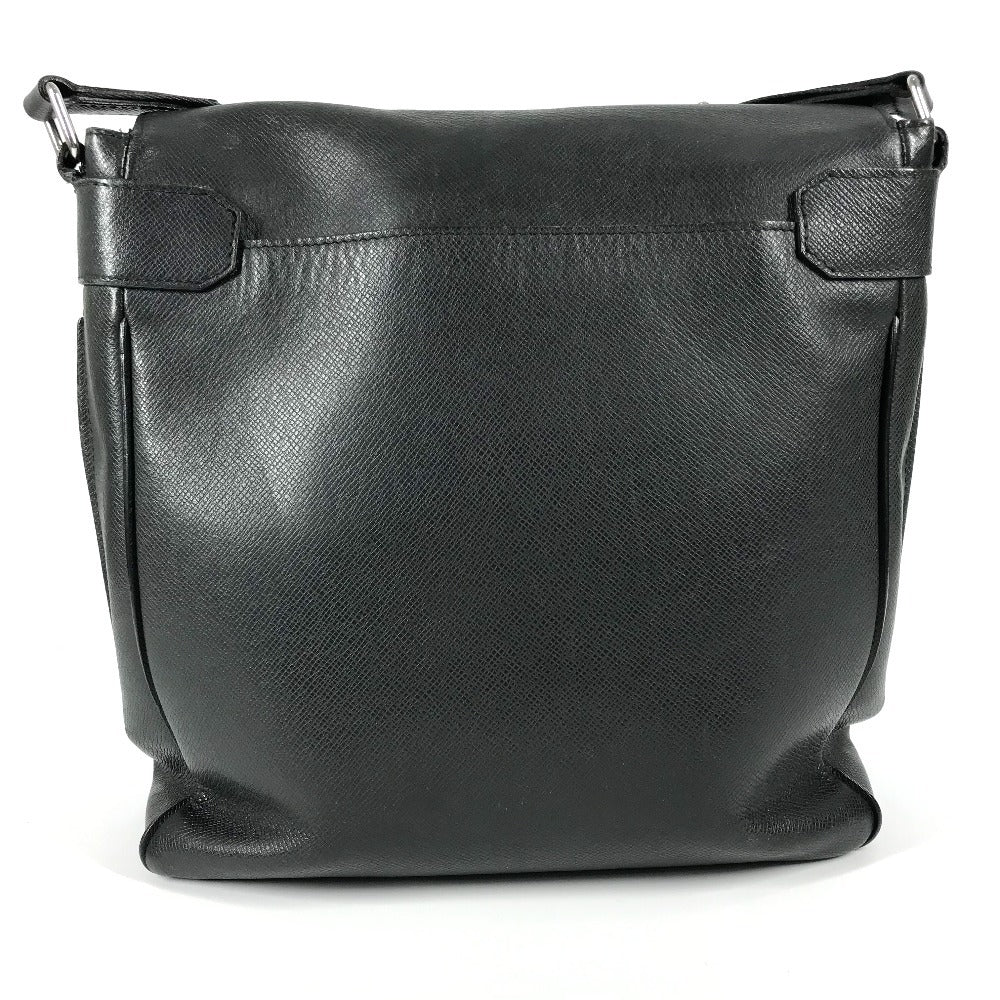 Elegant Women's Shoulder Bag | LOUIS VUITTON Shoulder Bag Taiga Leather black Taiga Milo unisex(Unisex)