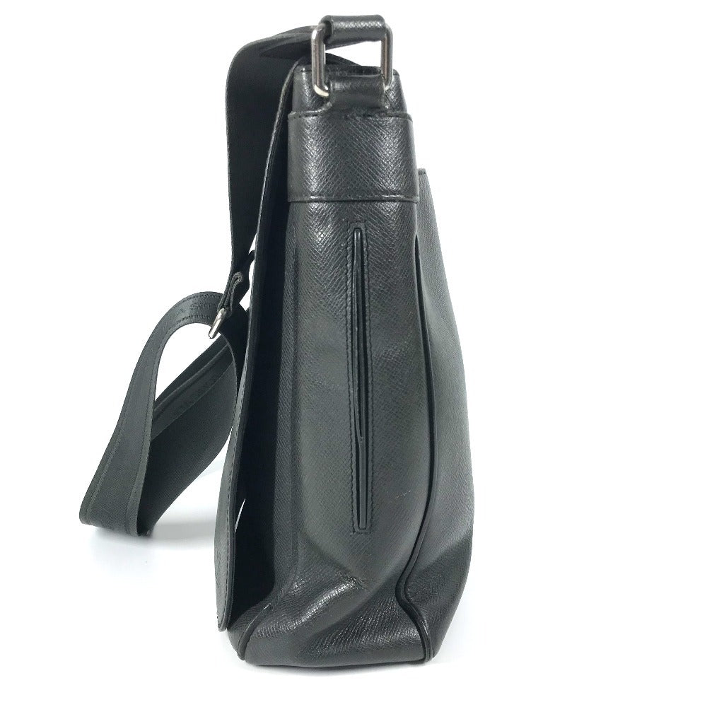 Elegant Women's Shoulder Bag | LOUIS VUITTON Shoulder Bag Taiga Leather black Taiga Milo unisex(Unisex)