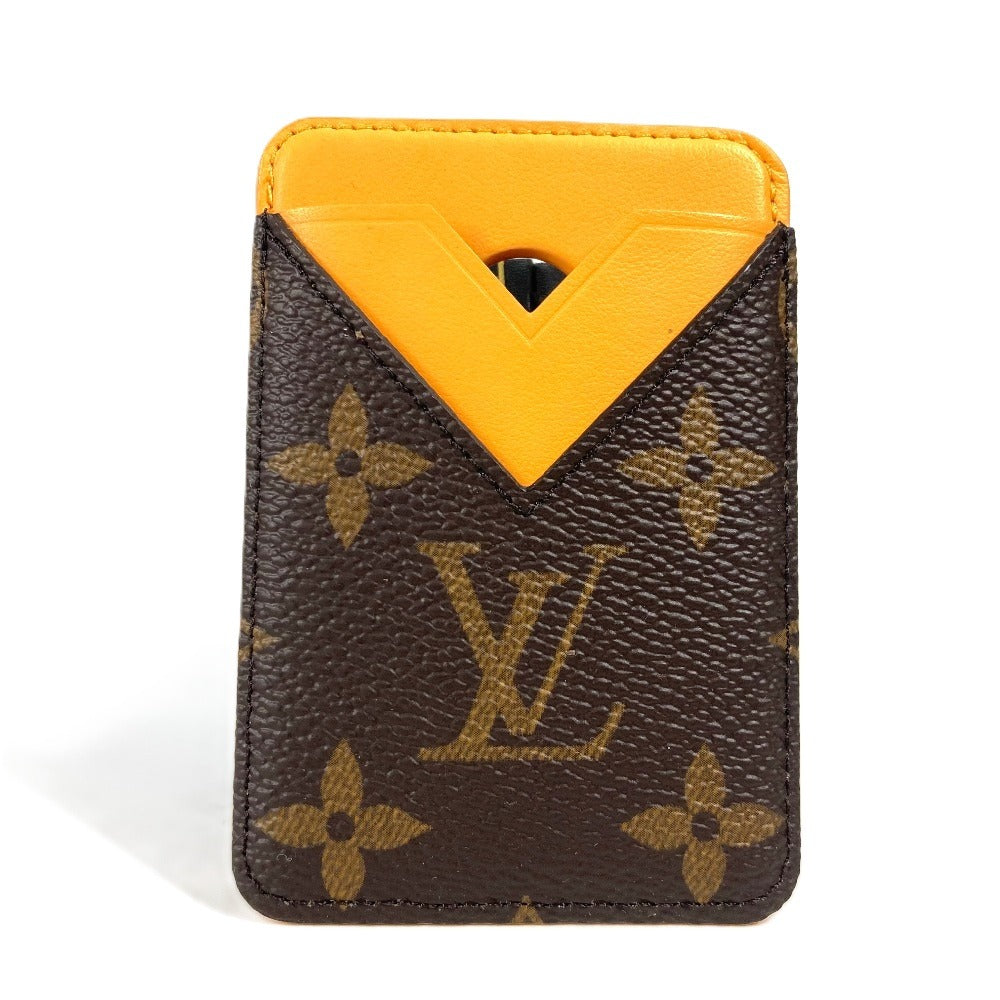 LOUIS VUITTON Card Case Monogram canvas yellow Monogram Porto Cult Magnet unisex(Unisex)