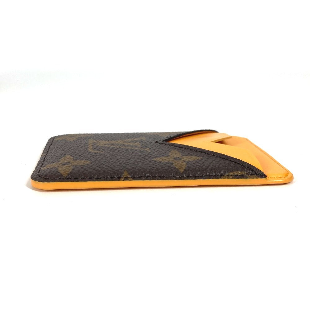 LOUIS VUITTON Card Case Monogram canvas yellow Monogram Porto Cult Magnet unisex(Unisex)