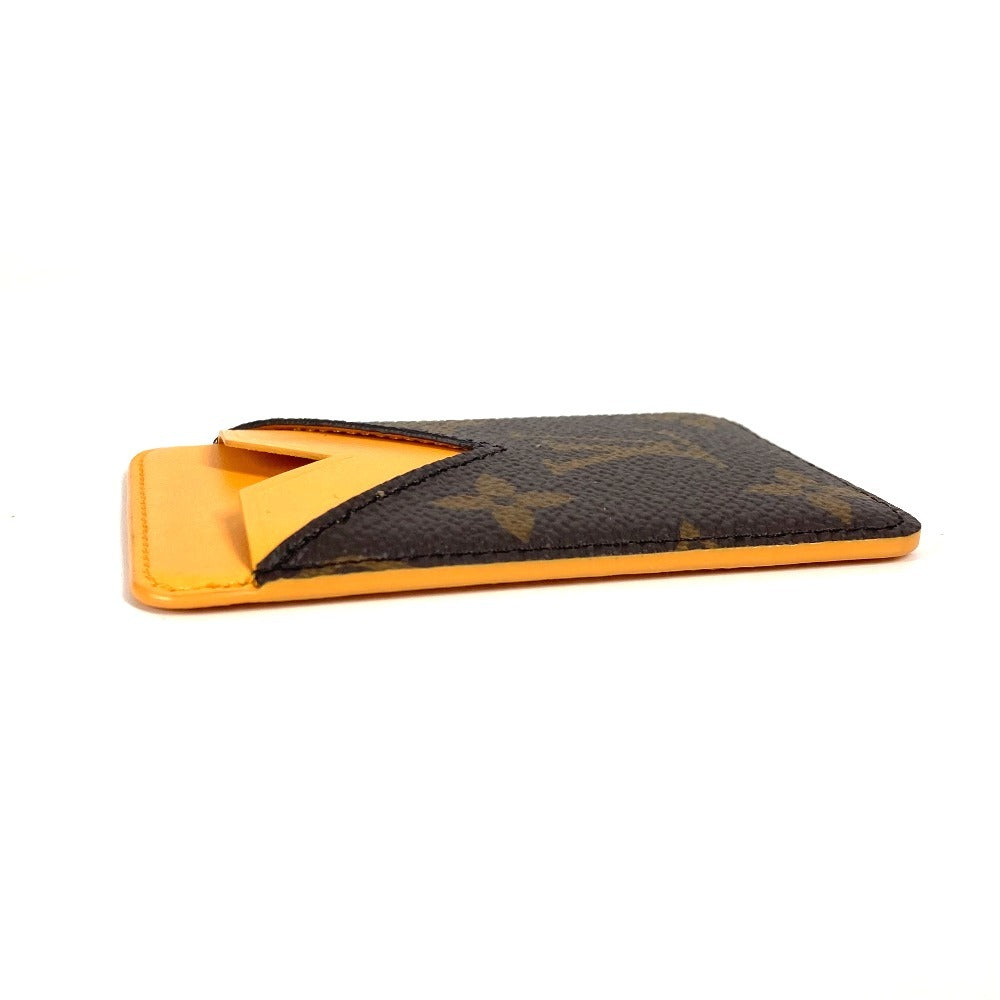 LOUIS VUITTON Card Case Monogram canvas yellow Monogram Porto Cult Magnet unisex(Unisex)