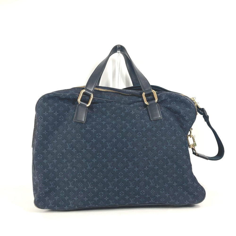 LOUIS VUITTON Boston Duffel bag Monogram mini canvas Navy Monogram mini Claudine Women