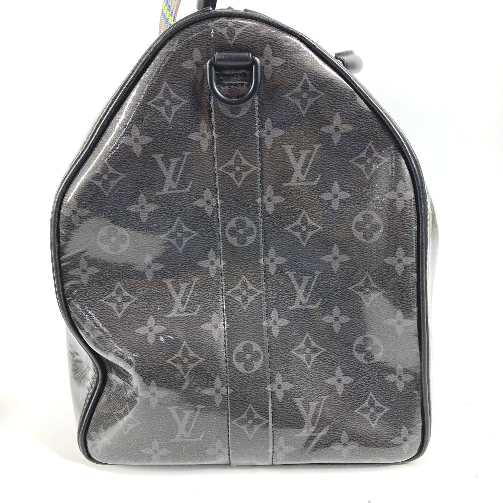 LOUIS VUITTON Boston Duffel bag , Monogram Eclipse Glaze black Monogram Eclipse Glaze Isetan Limited Keepall �Ebandouliere 50 unisex(Unisex)