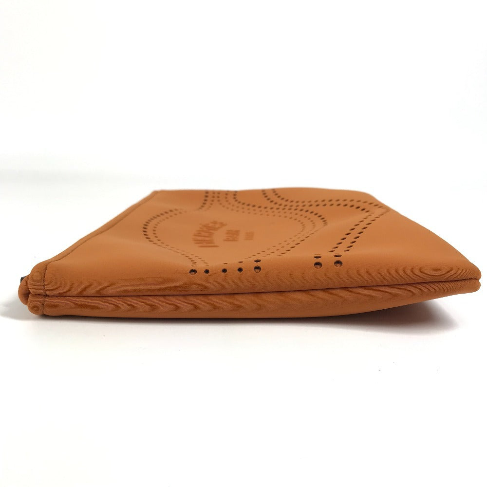 HERMES Pouch polyamide Orange Neovan MM