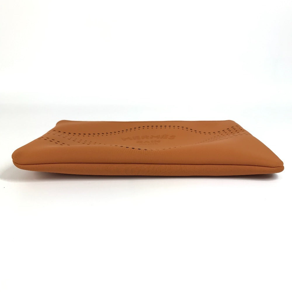 HERMES Pouch polyamide Orange Neovan MM