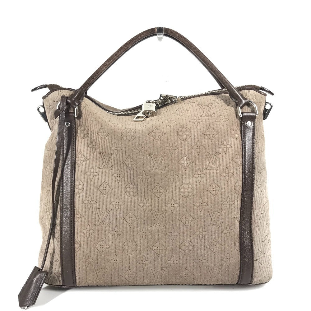 LOUIS VUITTON Shoulder Bag Leather / suede Brown Monogram Antia Ixia PM Ixia PM