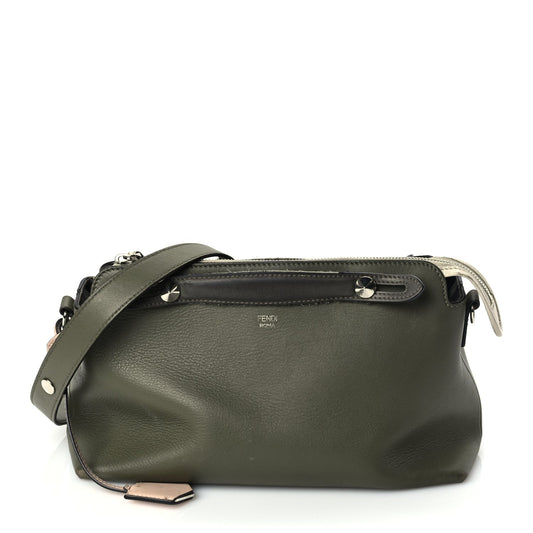 Fendi Vitello Dolce 4 Color Medium By The Way Boston Bag Equatore Plaster Multicolor