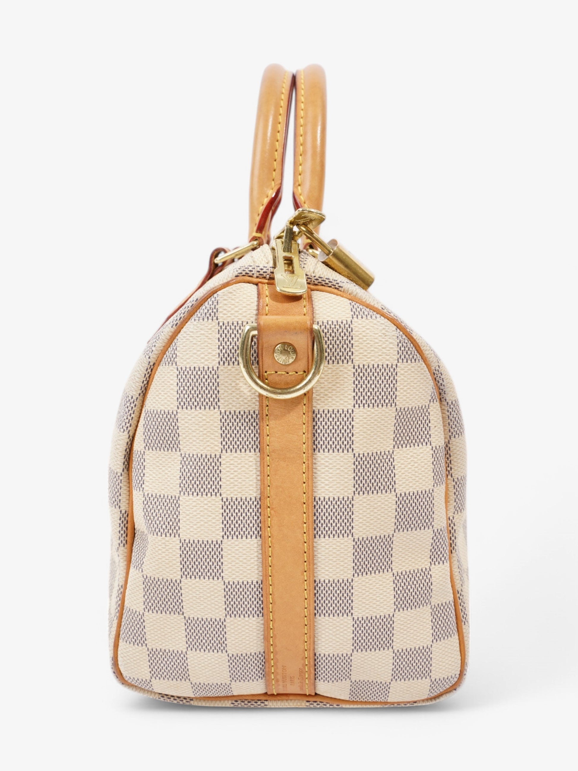 Louis Vuitton Speedy Bandoulière Damier Azur Coated Canvas 25