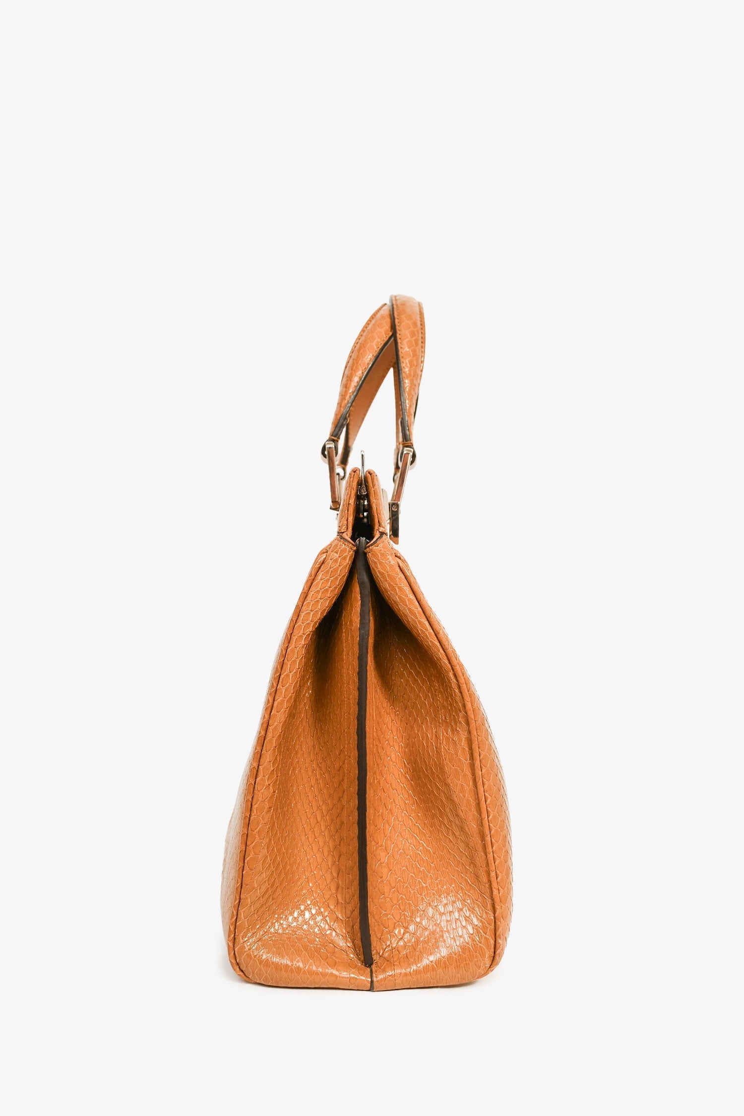 Gucci Brown Grained Leather Interlocking G Horsebit Zumi Medium Tote with Strap