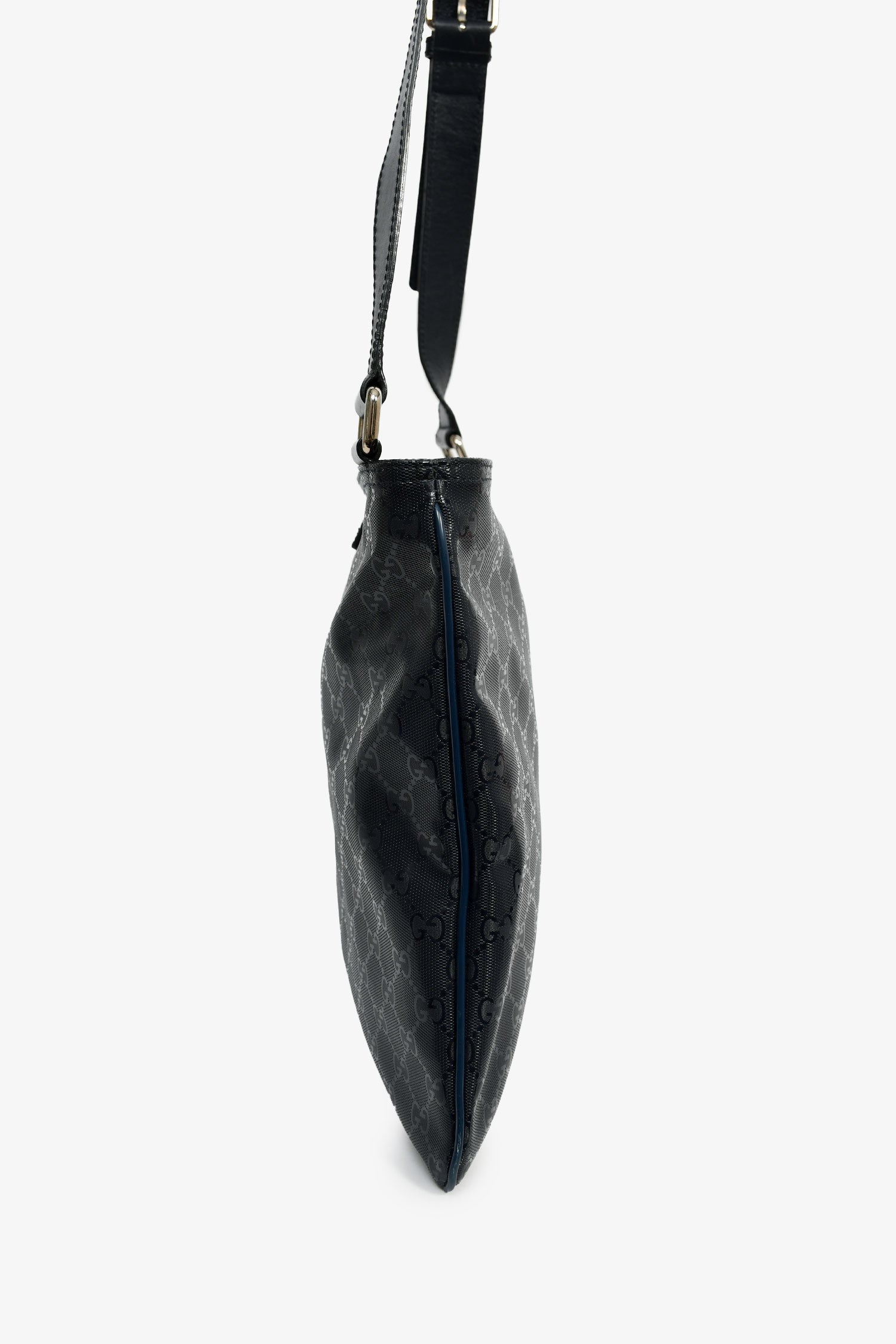 Gucci Navy GG Logo 'Imprime' Messenger Bag