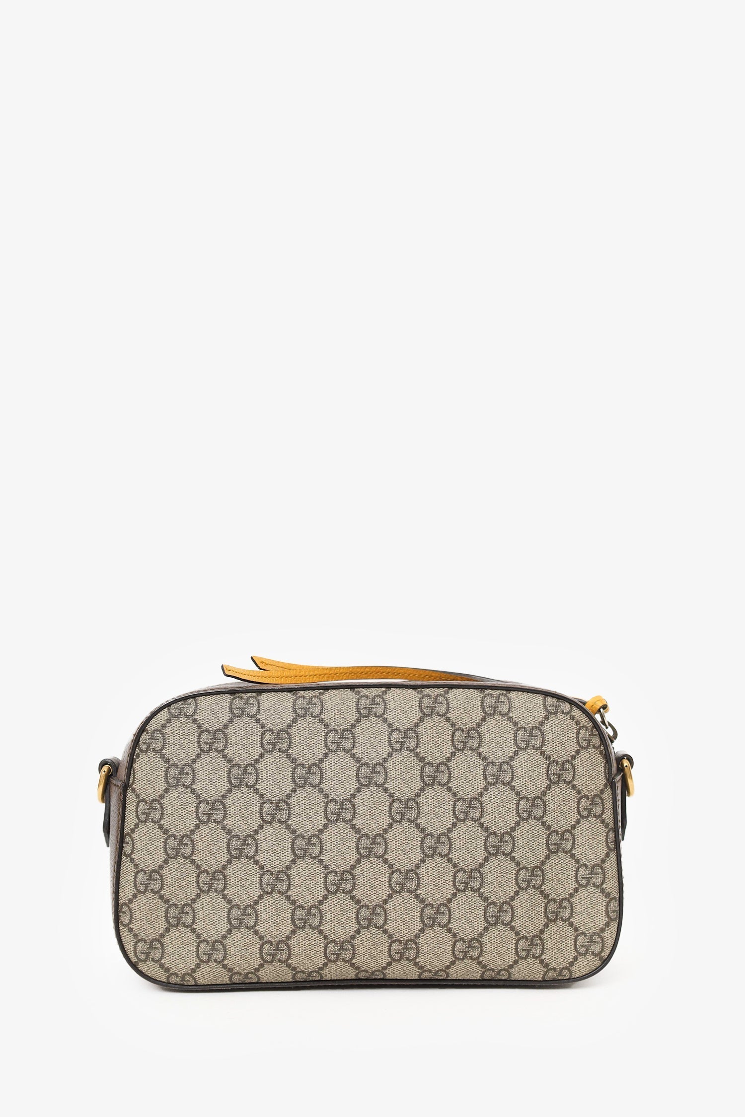 Gucci Brown Neo Messenger Bag With Web Strap