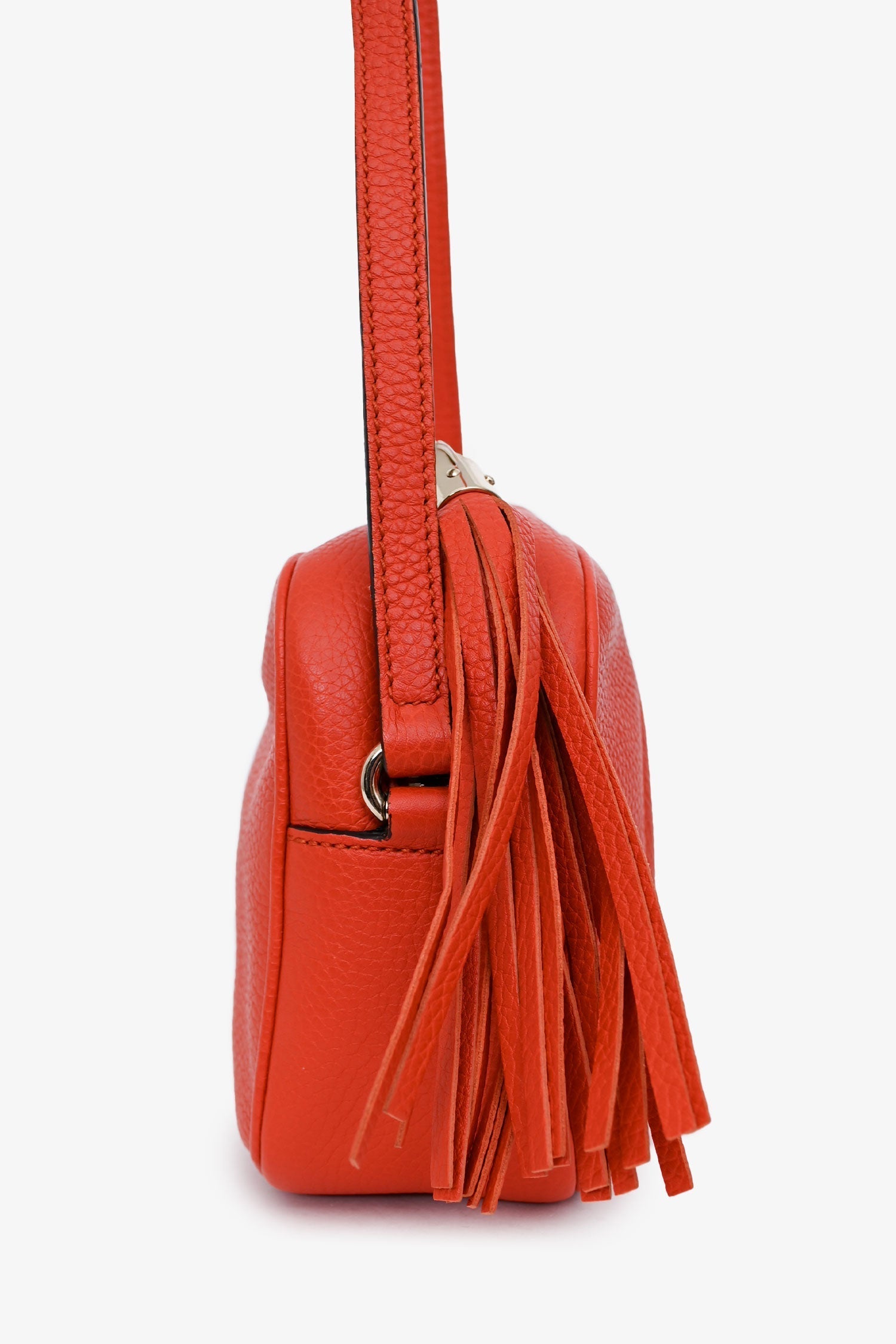 Gucci Orange Leather Soho Disco Crossbody