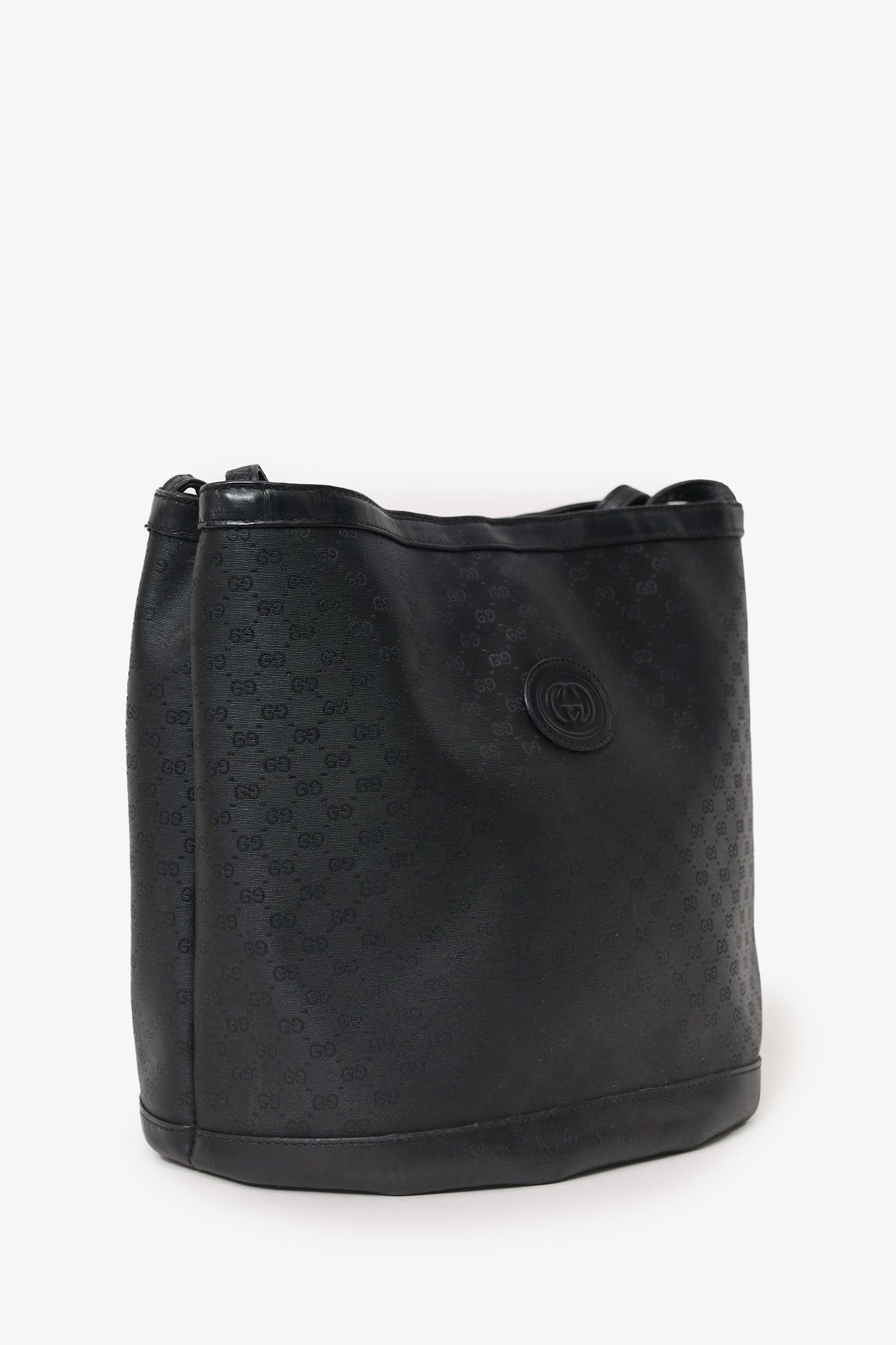 Gucci Black Micro GG Canvas Bag