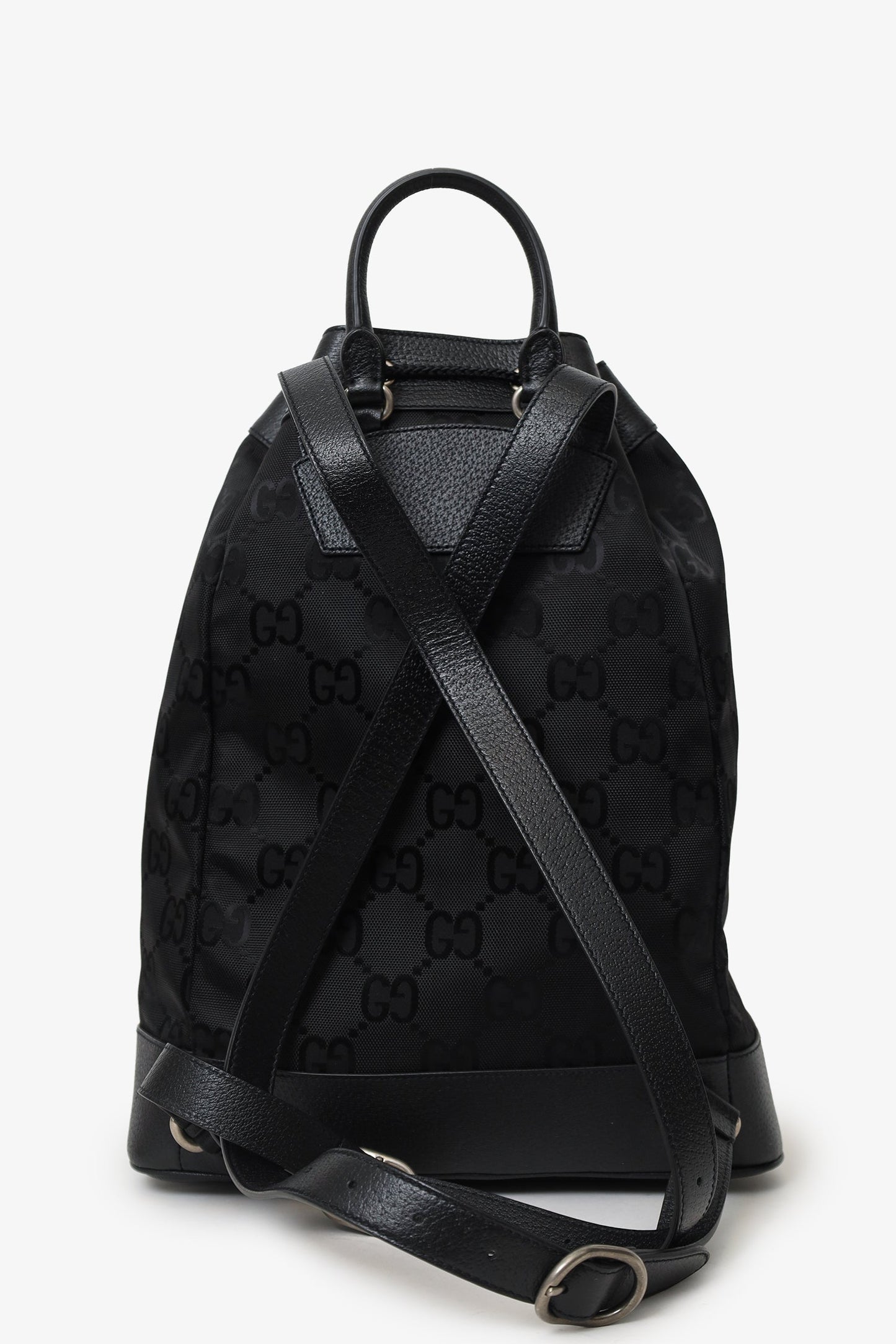 Gucci Black Monogram Econyl Nylon Off The Grid Backpack