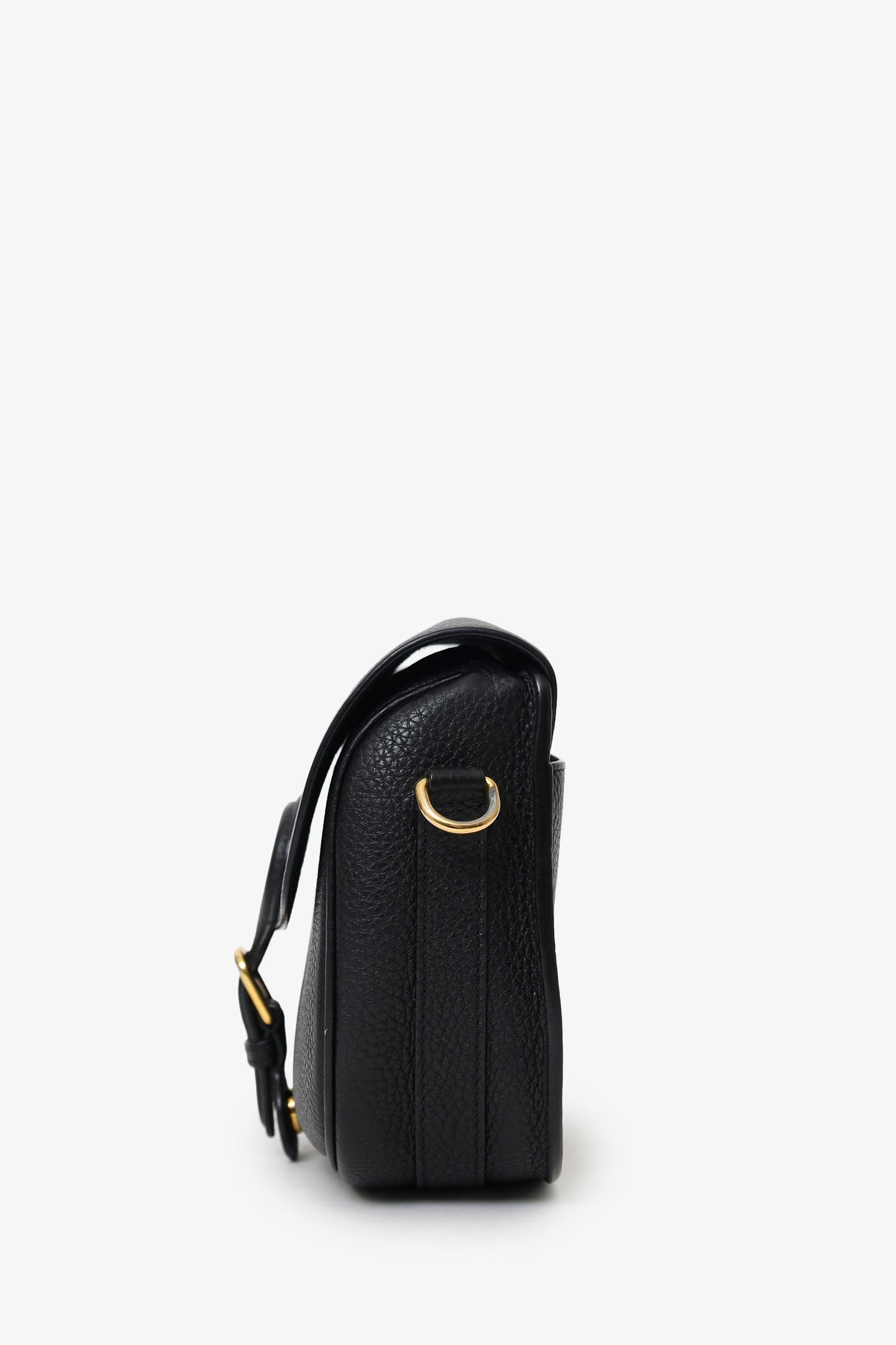 Christian Dior Black Leather Medium Bobby Bag