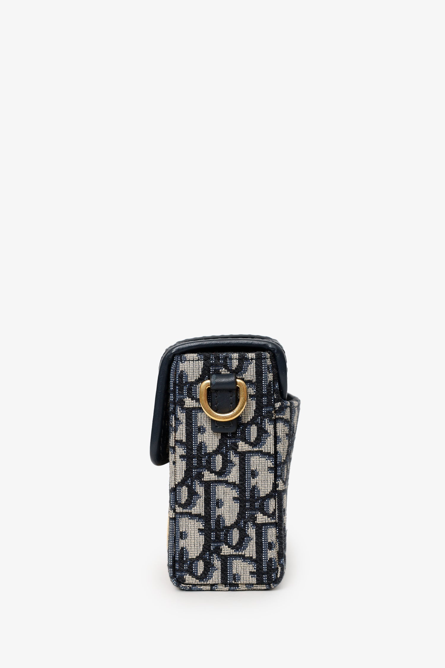 Christian Dior Navy Oblique Montaigne 30 Box Bag