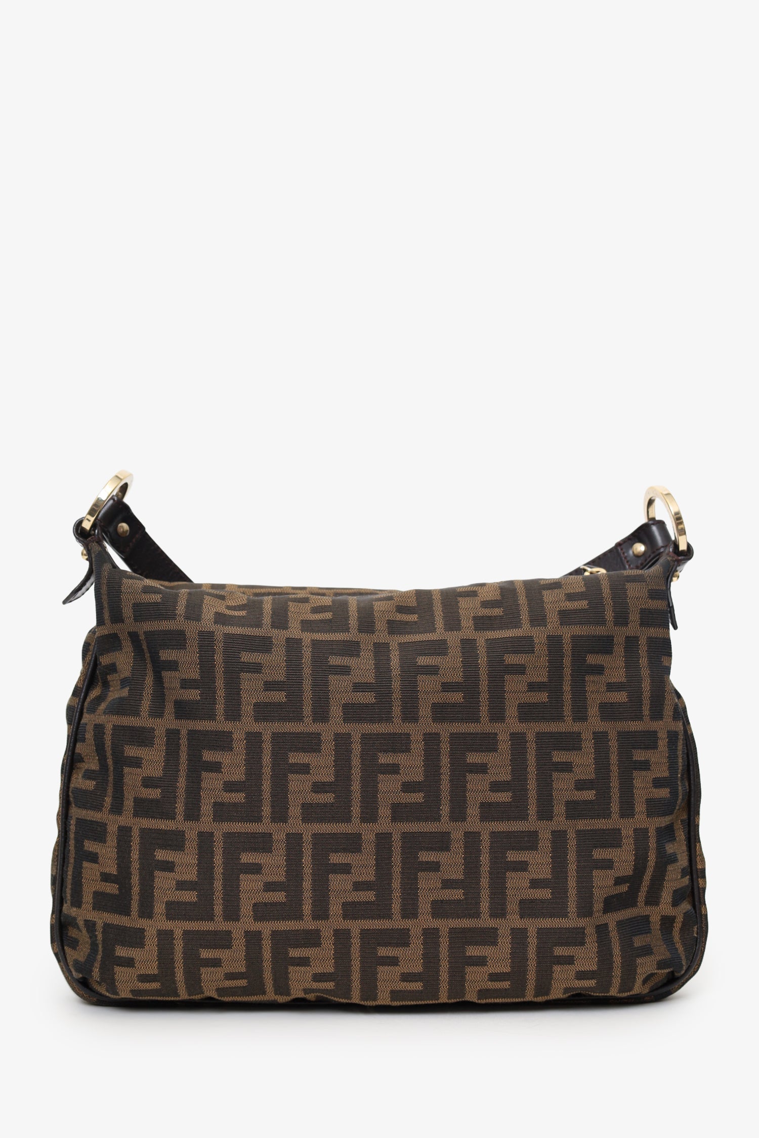 Fendi Brown Zucca Canvas Crossbody Bag