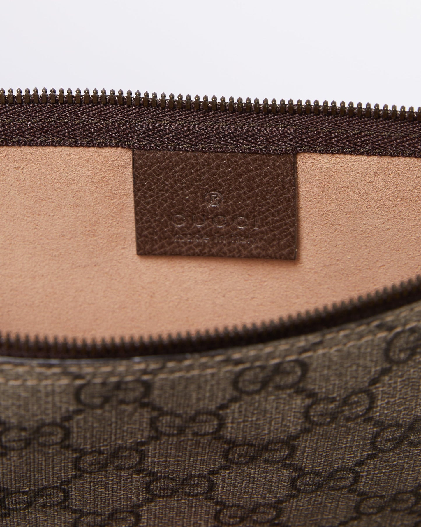 Gucci Lou Leather Canvas Tote