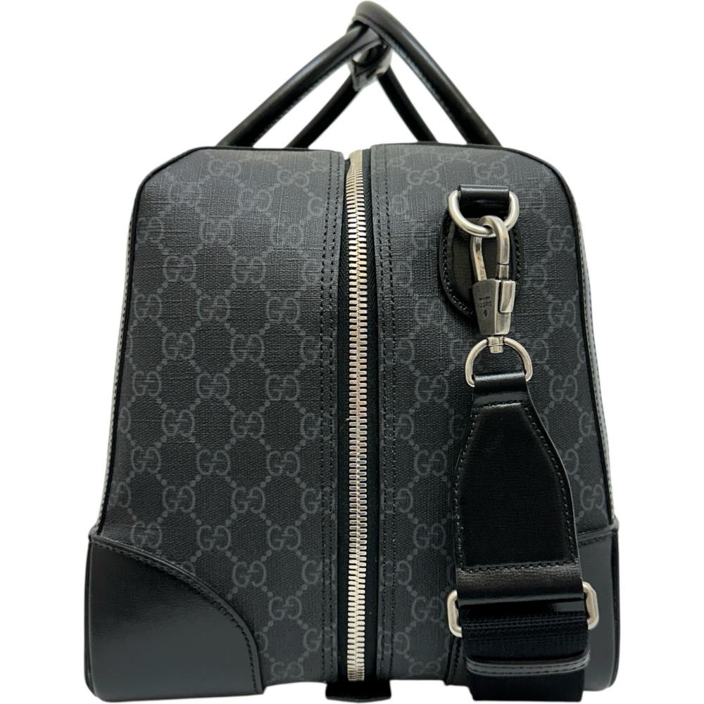 Gucci GG Supreme Interlocking G 2way bag Leather Boston bag