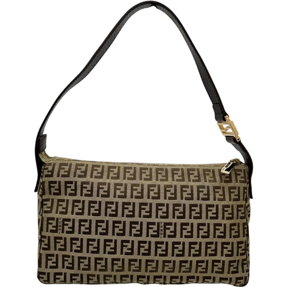 Fendi SILVIA AND THE BAGUETTE Coated Canvas Bag