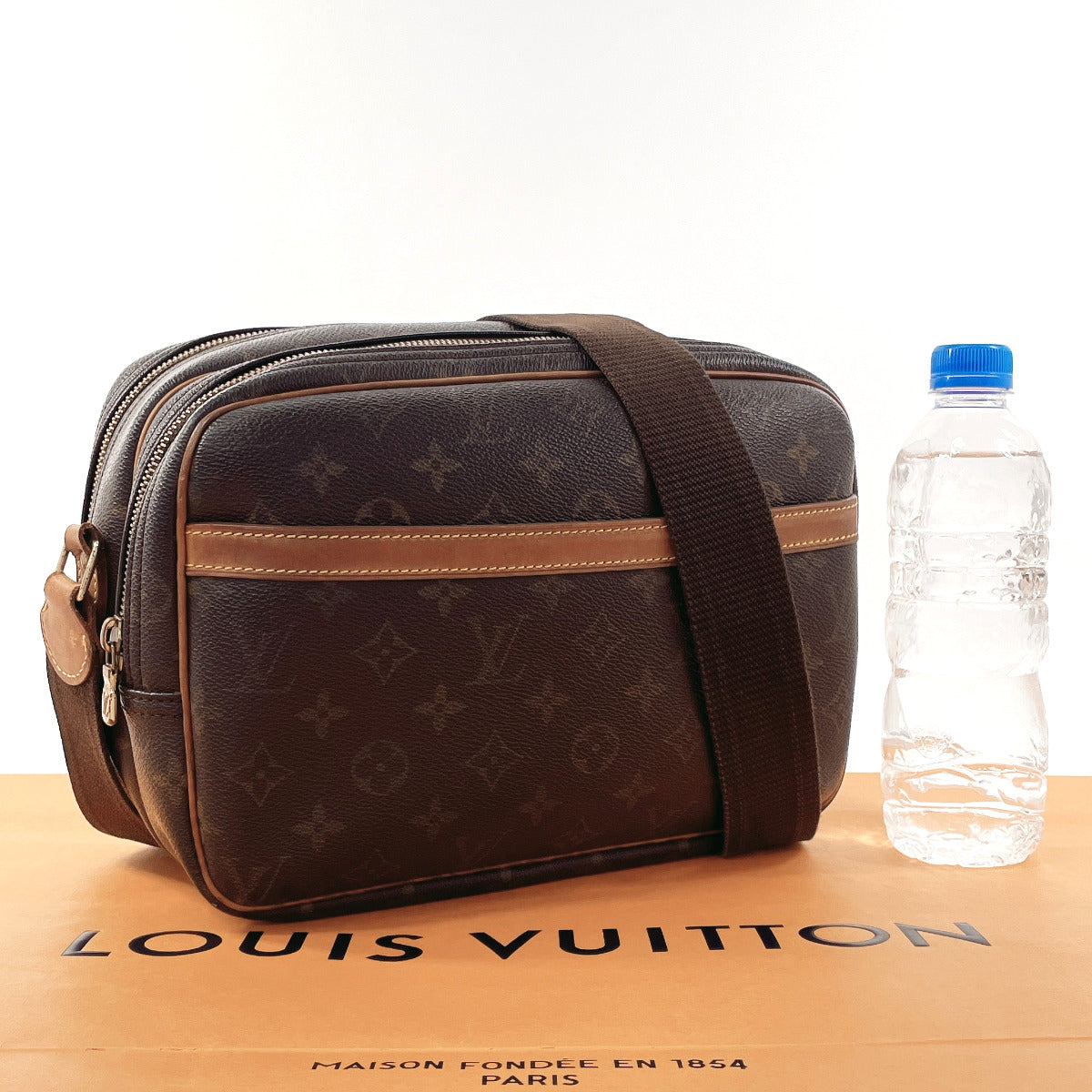 Elegant Women's Shoulder Bag | LOUIS VUITTON Shoulder Bag Monogram canvas Brown Reporter PM