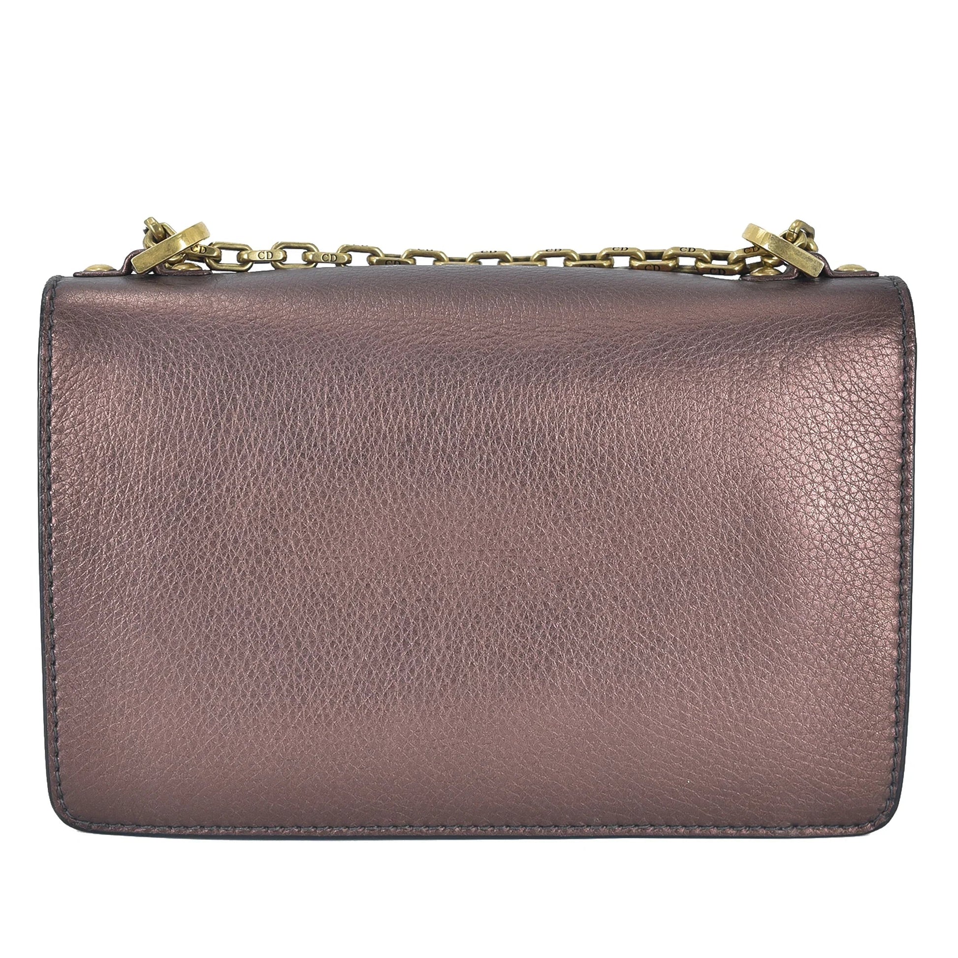 Brown Dior Medium J'Adior Chain Flap Crossbody Bag