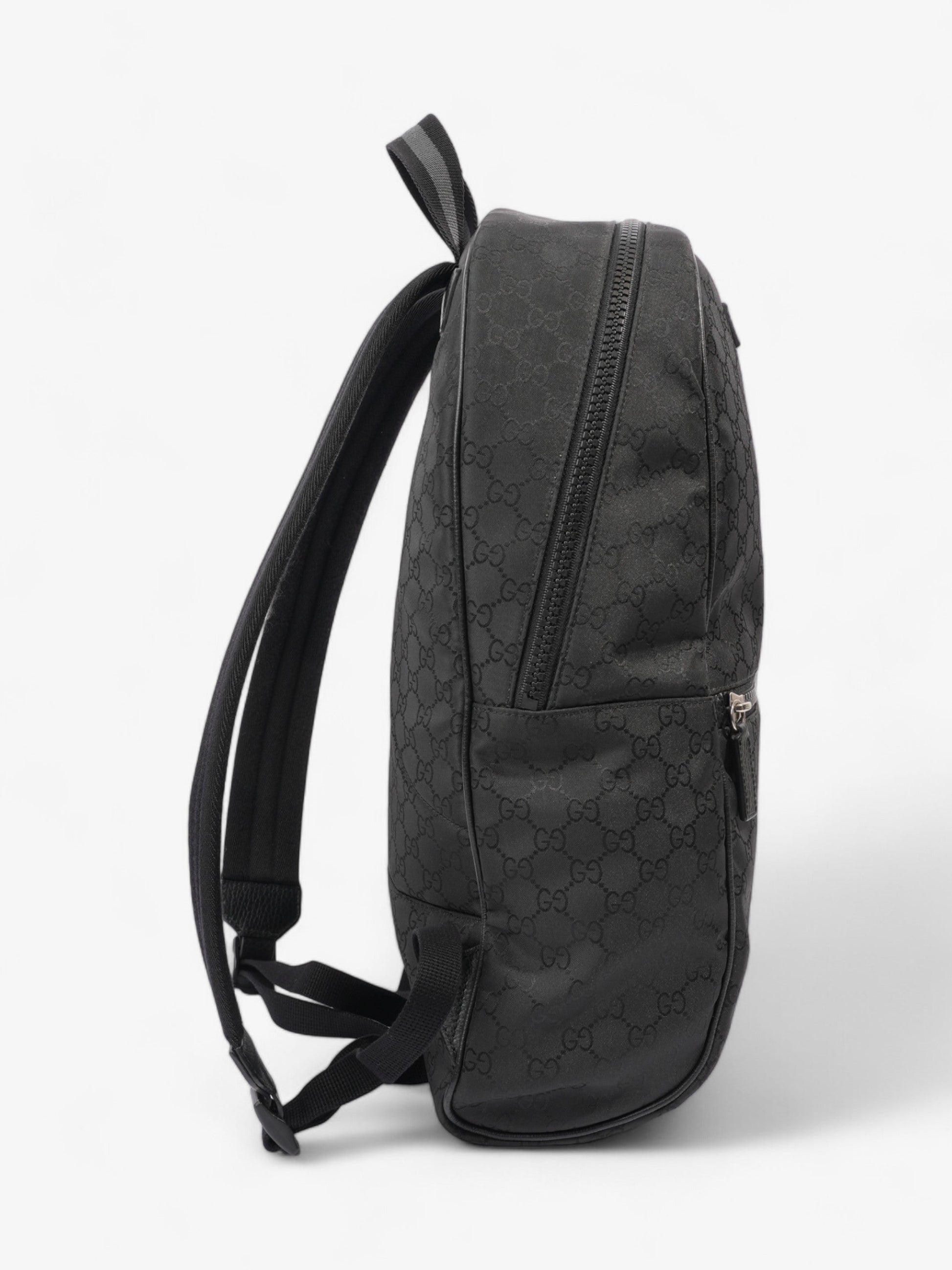 Gucci Double Zip Backpack GG Supreme Nylon