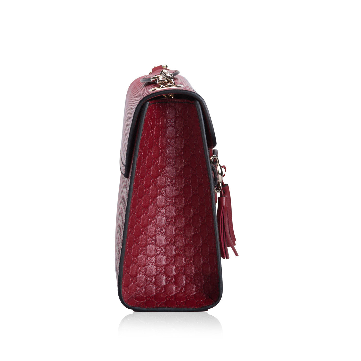 Gucci Monogram Chain Leather Shoulder Bag