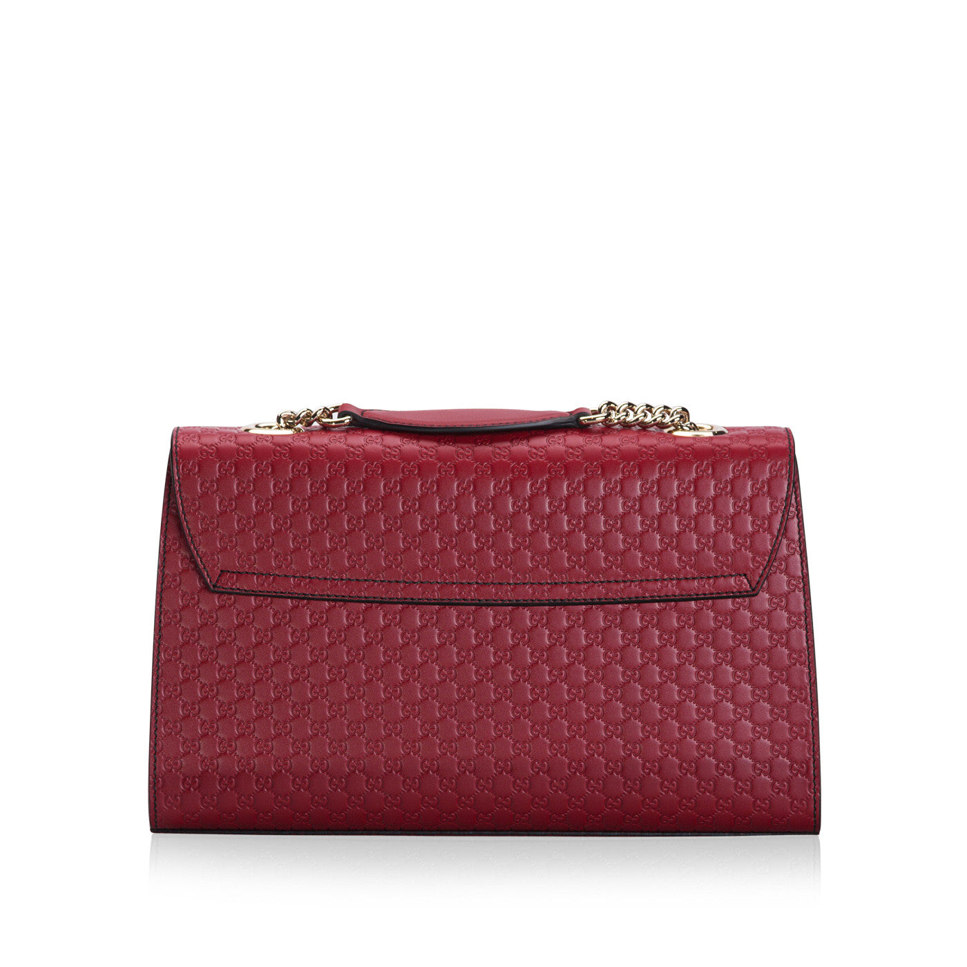 Gucci Monogram Chain Leather Shoulder Bag