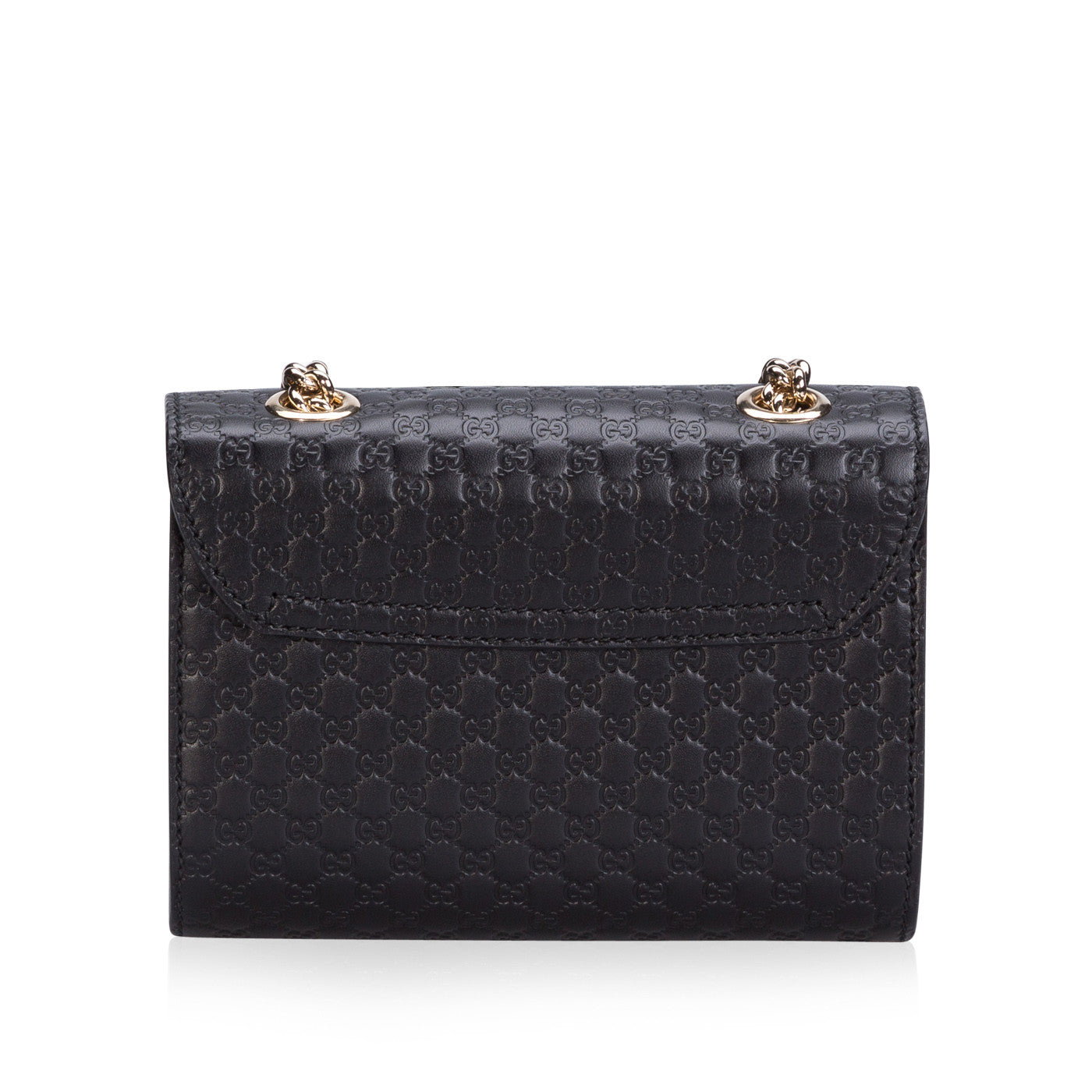 Gucci Monogram Chain Leather Shoulder Bag
