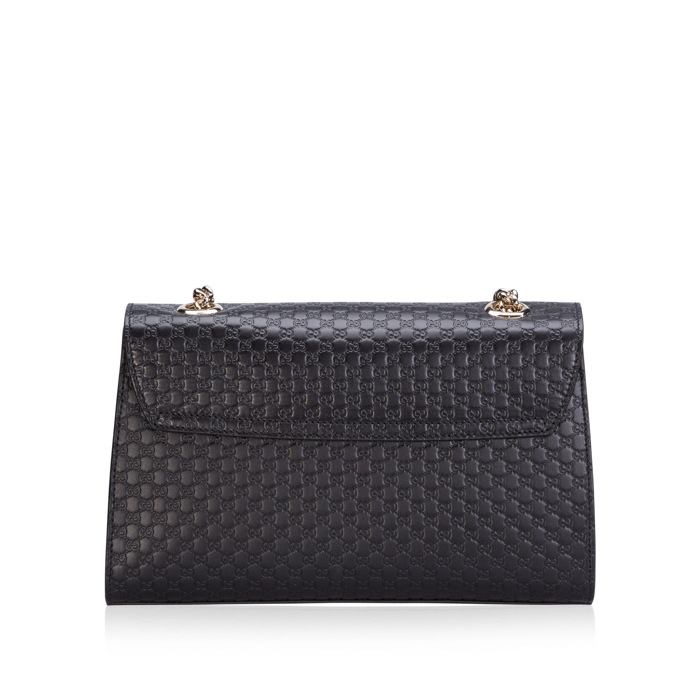 Gucci Monogram Chain Leather Shoulder Bag