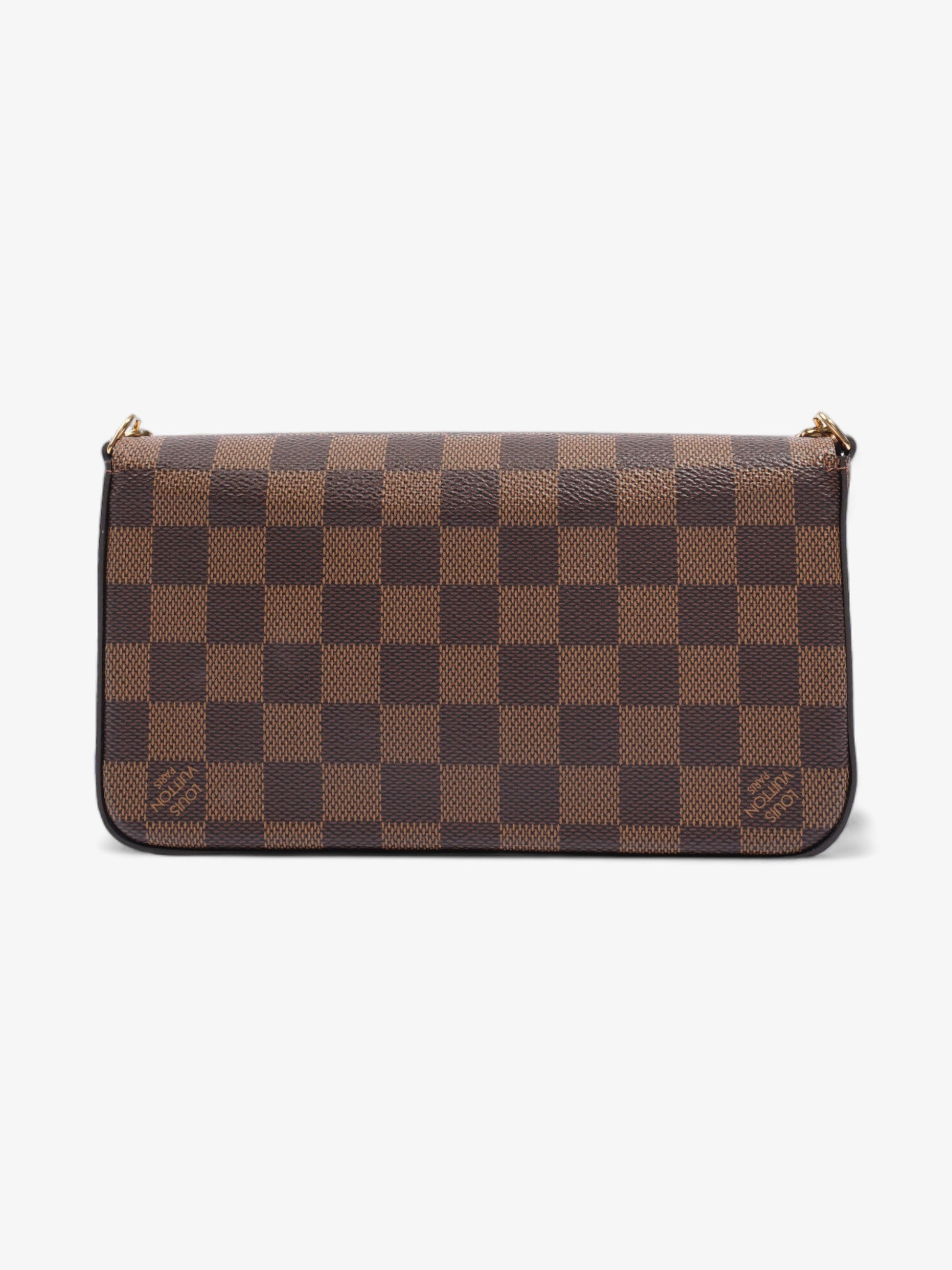 Louis Vuitton Felicie Pochette Damier Ebene Coated Canvas