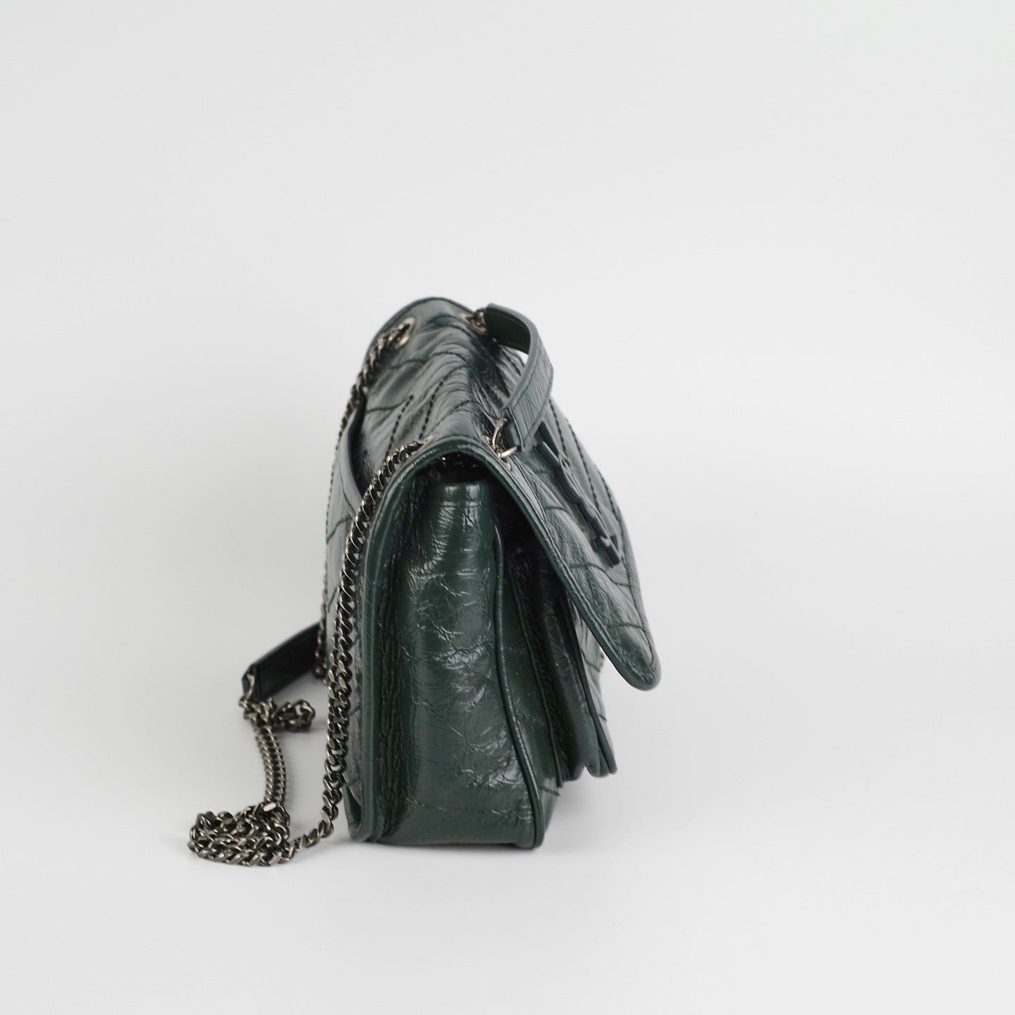 Saint Laurent Niki Baby Green Shoulder Bag