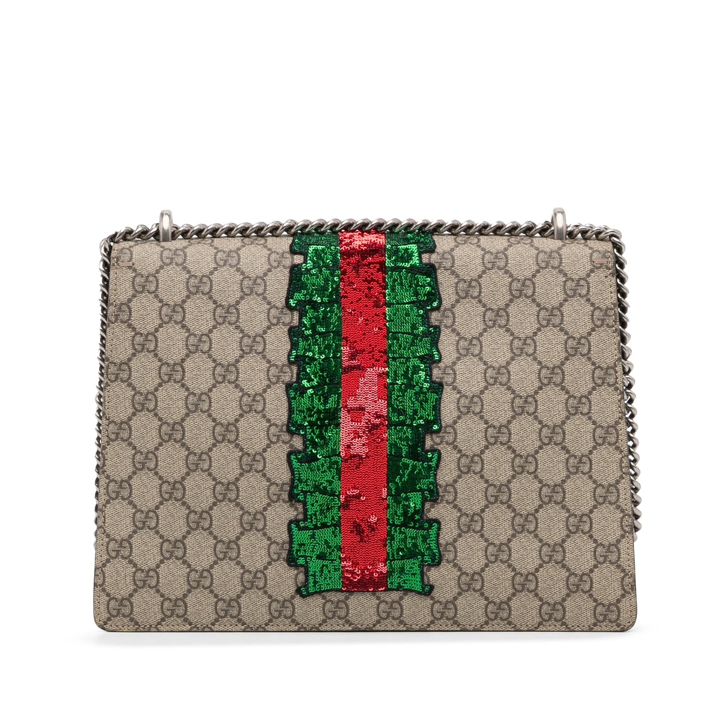 Gucci Dionysus Brown Canvas Chain Crossbody Style 3