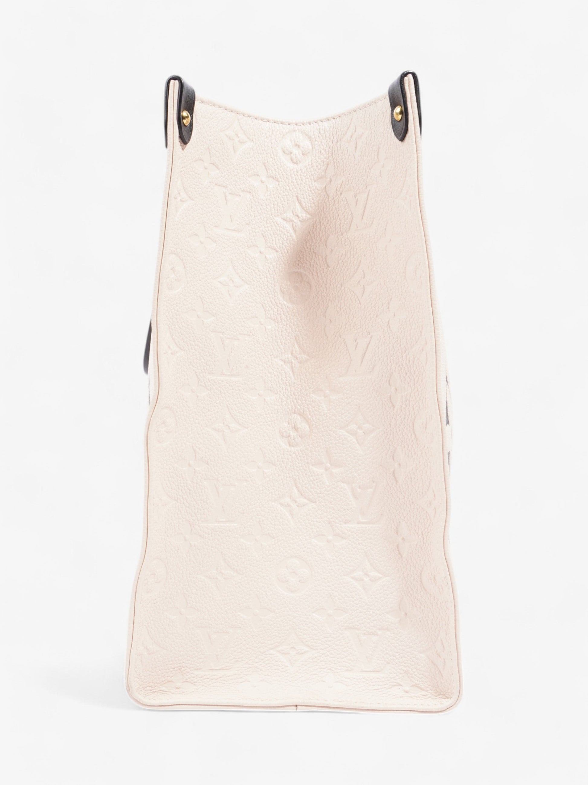 Louis Vuitton On the Go Cream / Black / Red Empreinte Leather GM