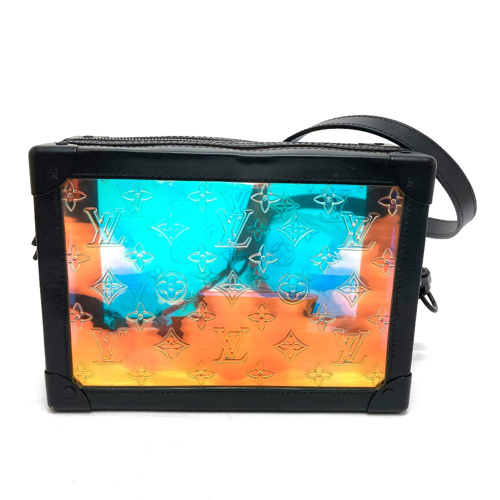 Elegant Women's Shoulder Bag | LOUIS VUITTON Shoulder Bag Leather, Monogram Prism Hologram x Black Monogram prism Soft Trunk